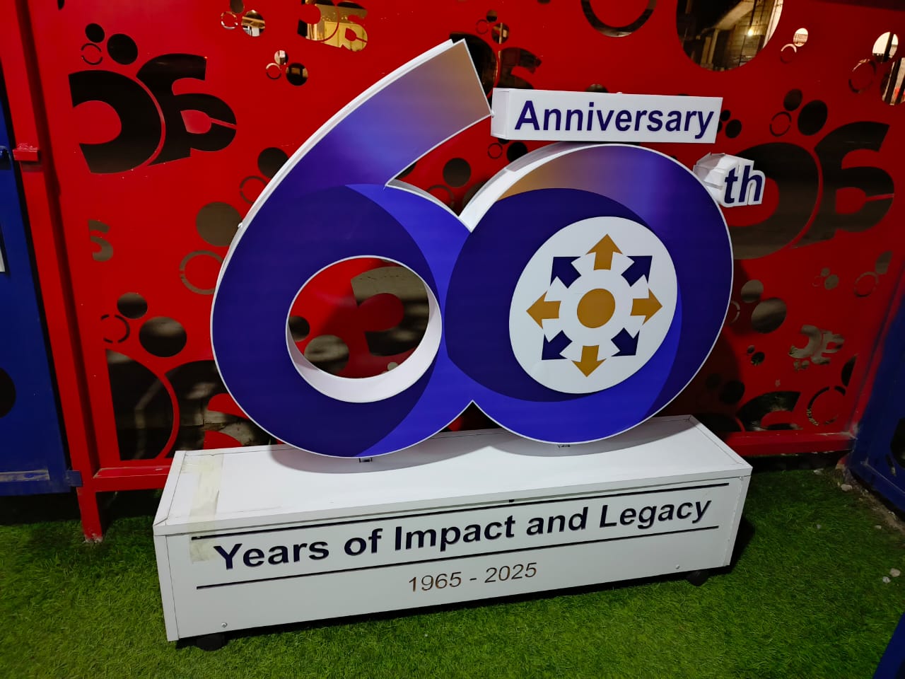 60th Anniversary 3D Prop