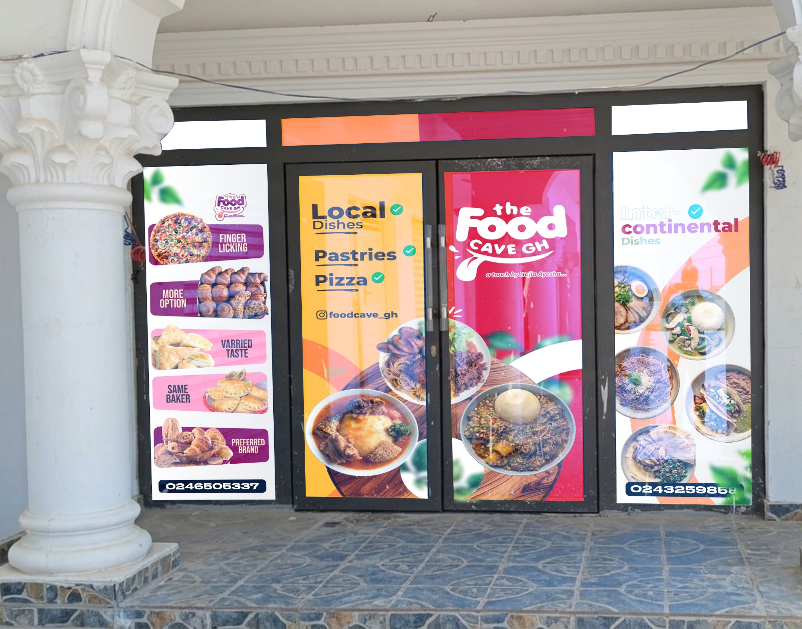 Food Cave GH Signage