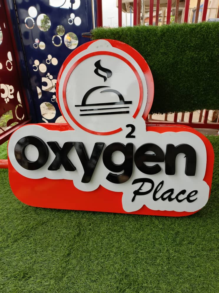 Oxygen Place 3D Sign