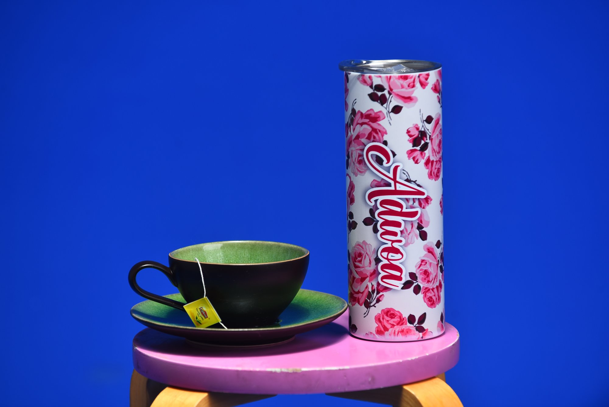 Rose Print Tumbler